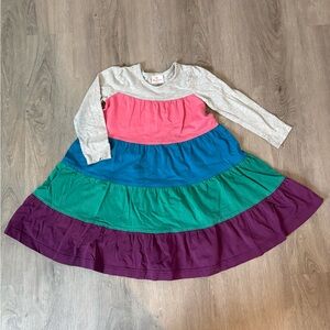 Hanna Andersson Multicolor Long Sleeve Dress